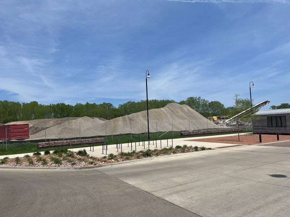 City recycling concrete for Atwood Ave. constructionv