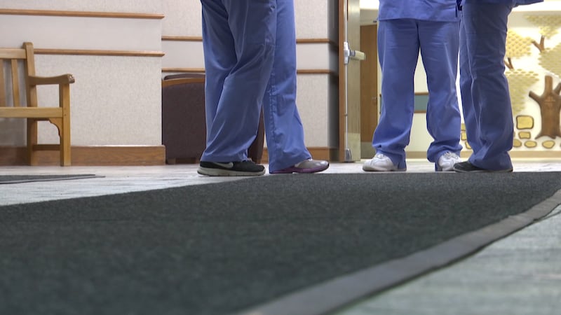 Nursing students at Minnesota State University, Mankato are pictured Wednesday, Sept. 21,...