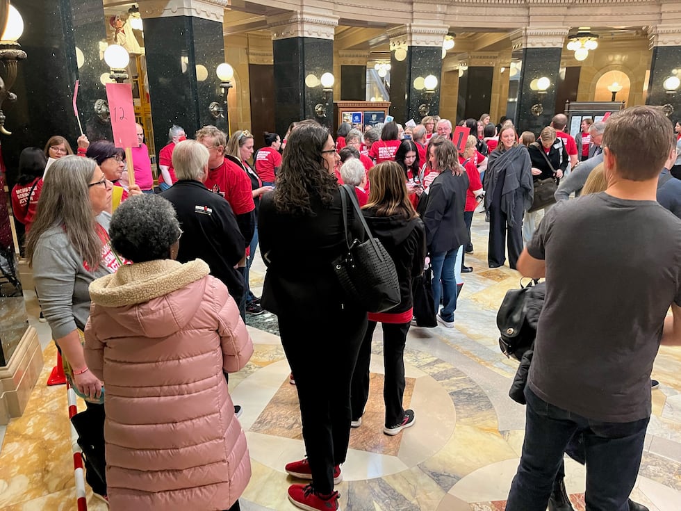 Moms Demand Action advocated for two gun safety legislation measures at the Wisconsin State...