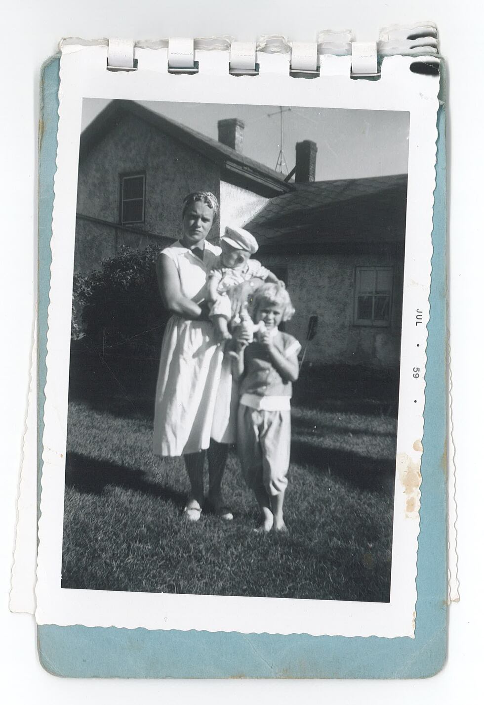 Life at 1737 S. Jargo Rd. Captured of Ethel Lund's family between 1955 and 1962.