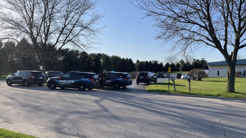 The Janesville Police Dept. investigates a shooting at a local business that left one person...
