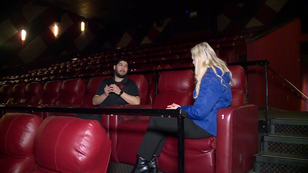 Irvin Contreras, an Usher at Marcus Theatres in Sun Prairie, discusses his job with NBC15's...
