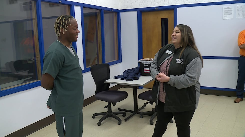 Correctional Systems Career Coach Maria Rodriguez speaks with Kettle Moraine Correctional job...