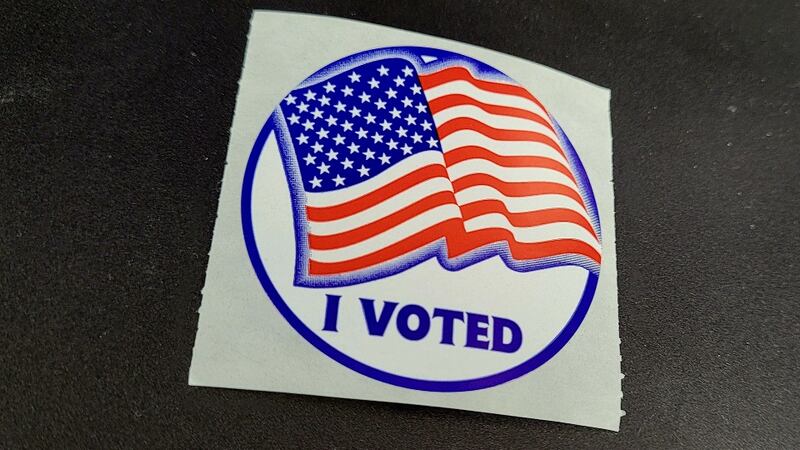 "I Voted" sticker