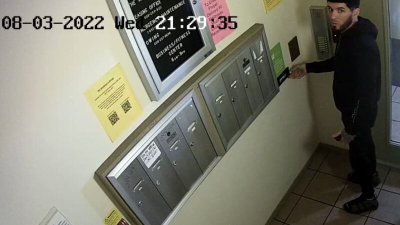 The Madison Police Dept. released this image of an individual suspected of stealing rent...