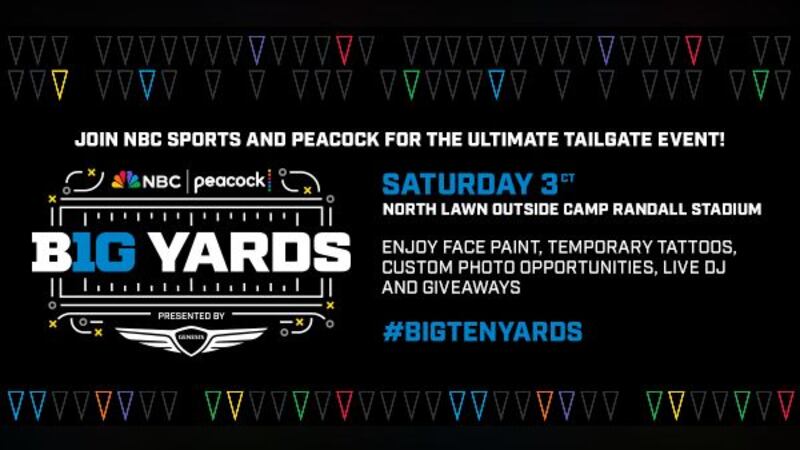 The tailgate starts at 3 p.m. on Camp Randall's North Lawn.