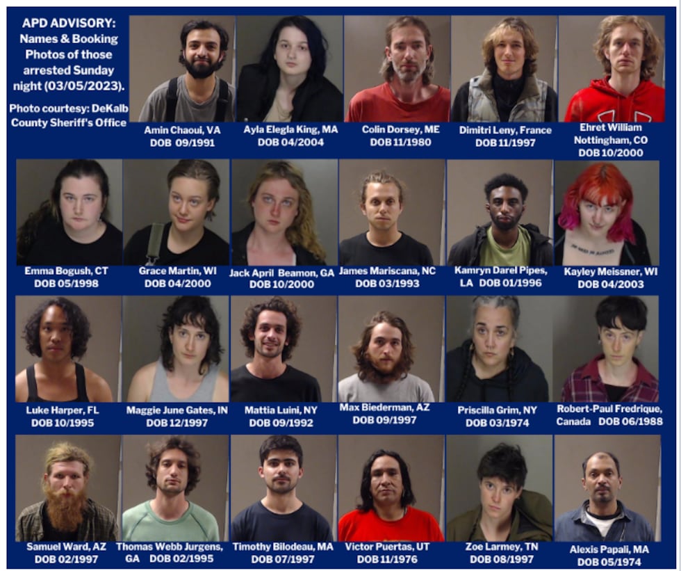 23 face charges of domestic terrorism, criminal trespass in connection with incident at...