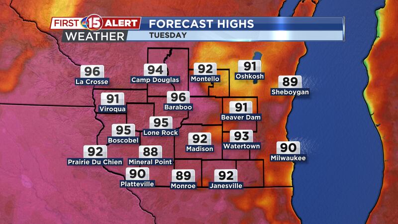 Very hot for the 4th