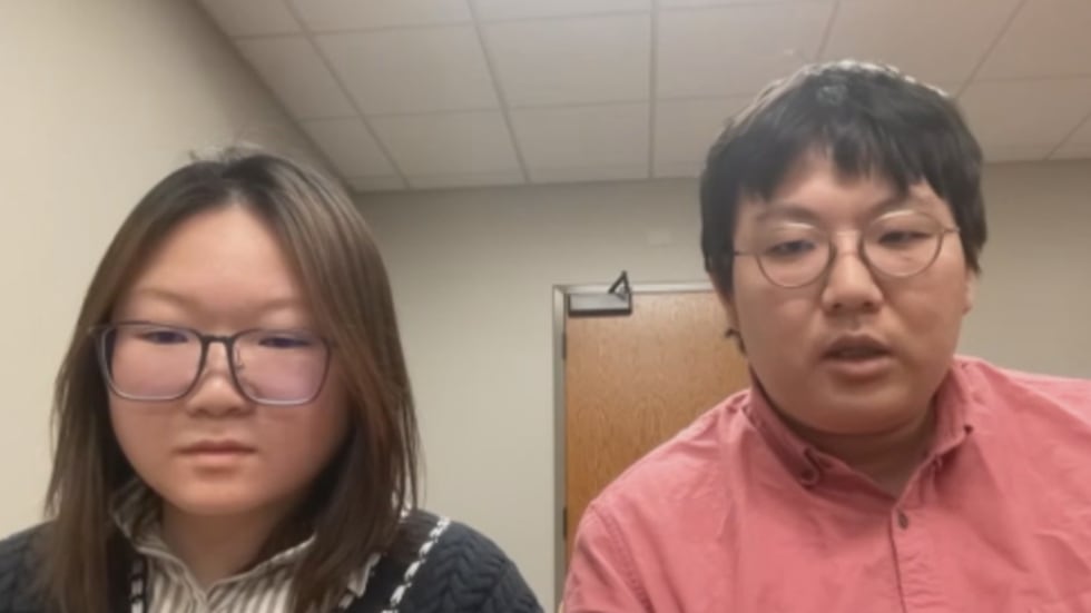 BW (left) and ZD (right) are victims in an Oct. 2021 hit-and-run incident in Madison. They are...