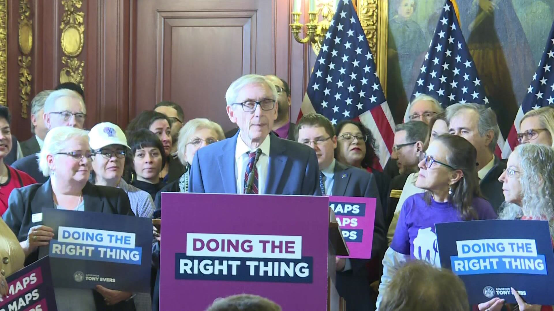 Wisconsin's Democratic governor signs his new legislative maps into law after Republicans pass them - Vimarsana News