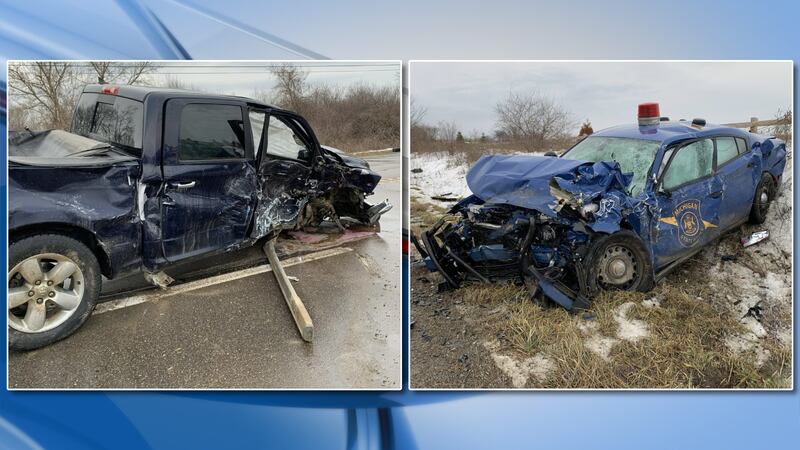Two drivers were hospitalized following a Tuesday crash in Oakland County, Michigan.